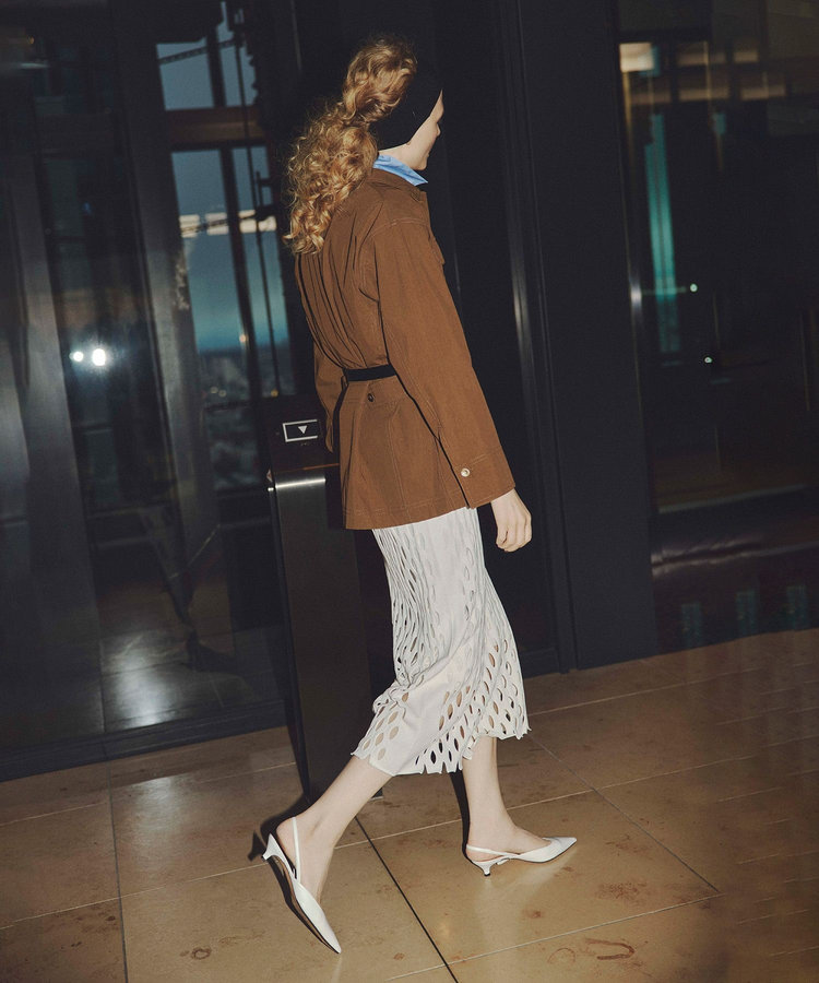 allureville ハンモックフリンジスカート オフホワイト (02)