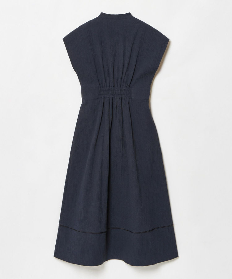 LOULOU WILLOUGHBY ◇【LOULOU WILLOUGHBY】リップルタックワンピース ネイビー (65)