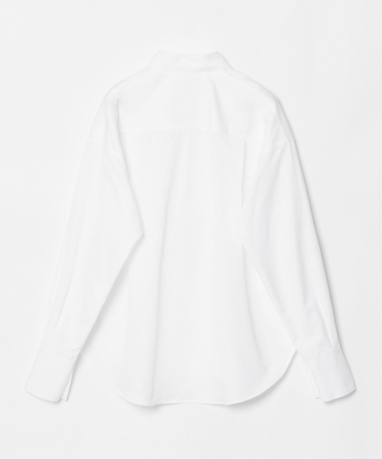 allureville コットンデザインスリーブブラウス ホワイト (01)