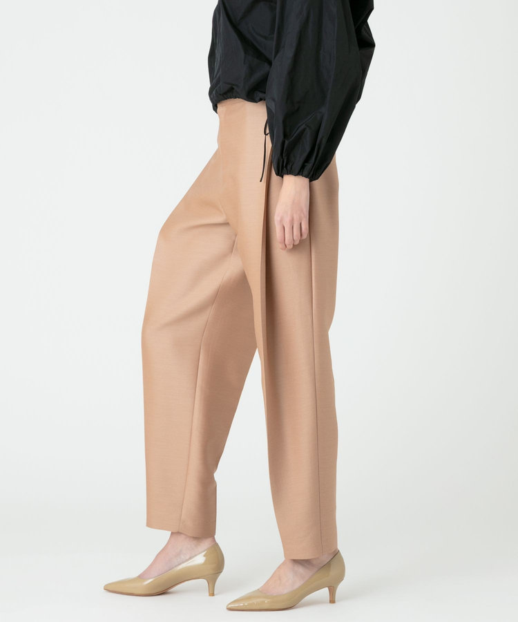 LOULOU WILLOUGHBY 【LOULOU WILLOUGHBY】シルクウールタックパンツ ベージュ (11)