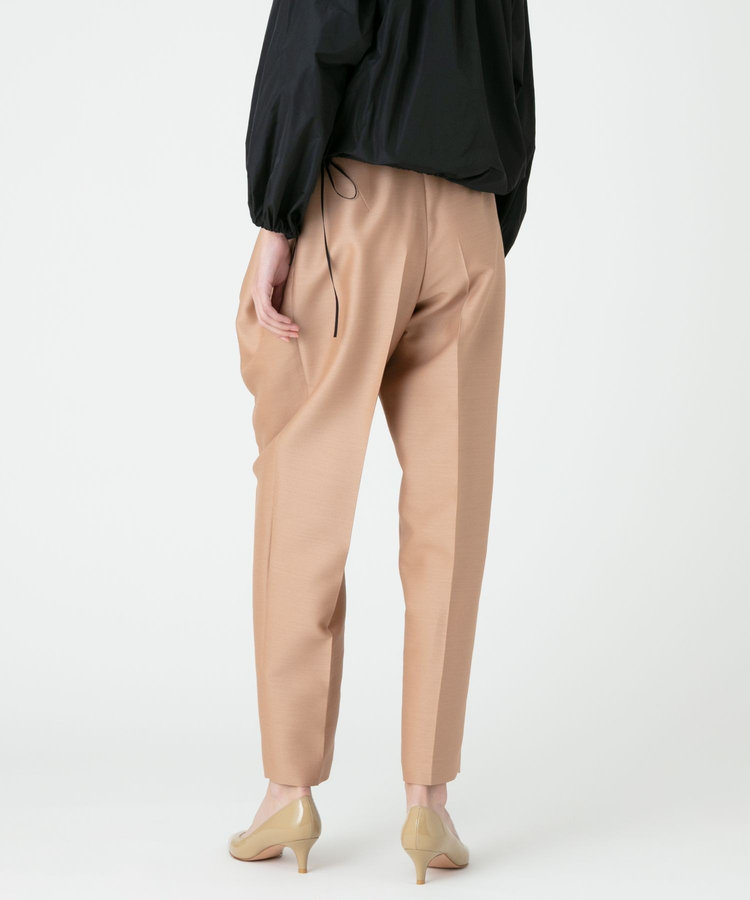 LOULOU WILLOUGHBY 【LOULOU WILLOUGHBY】シルクウールタックパンツ ベージュ (11)