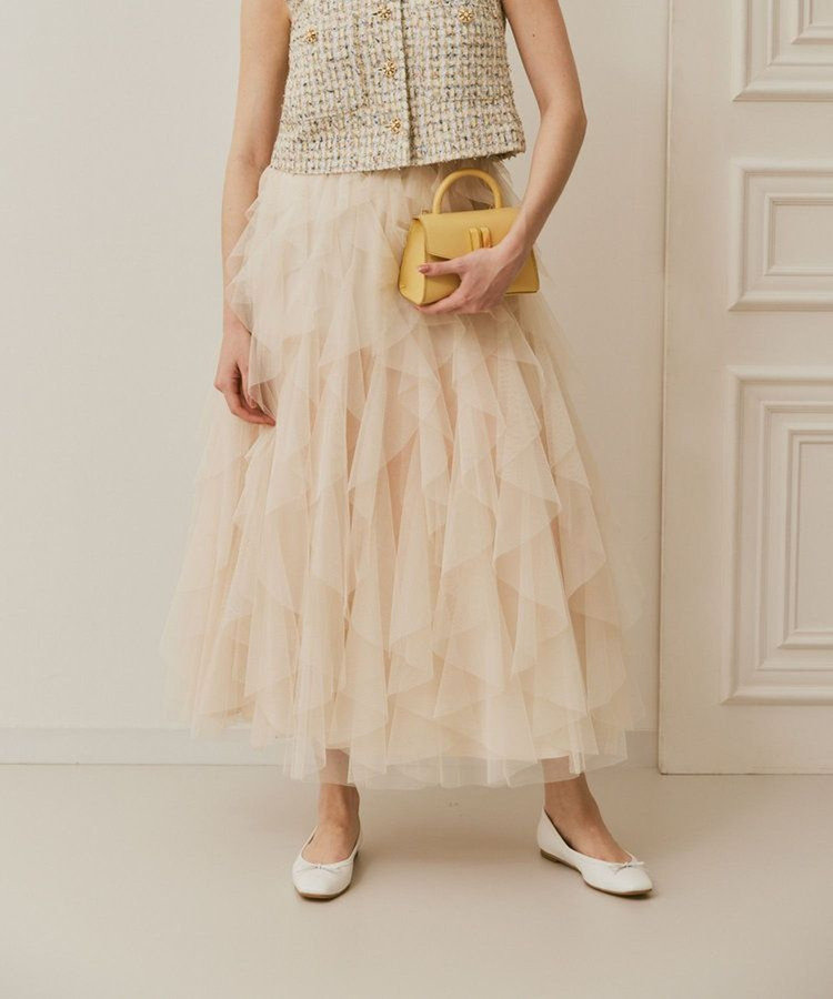 LOULOU WILLOUGHBY 【LOULOU WILLOUGHBY】◇チュチュスカート アイボリー (04)