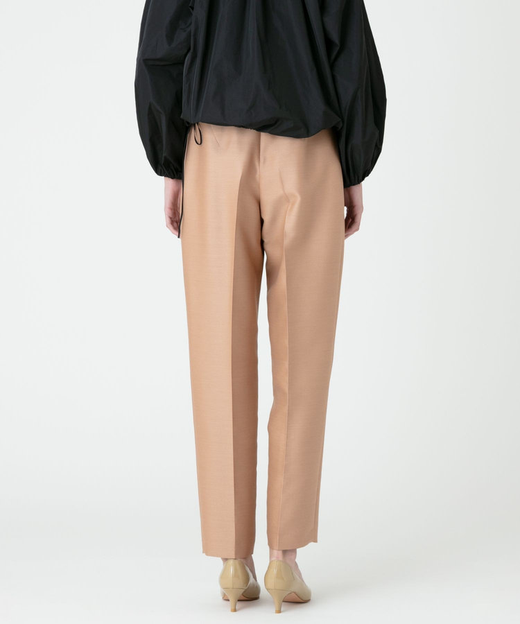 LOULOU WILLOUGHBY 【LOULOU WILLOUGHBY】シルクウールタックパンツ ベージュ (11)