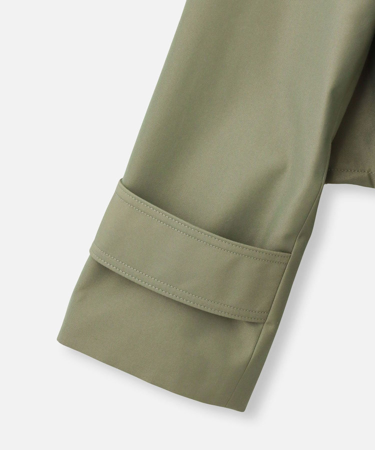 LOULOU WILLOUGHBY 【LOULOU WILLOUGHBY】シャンブレーギャバミドルコート カーキ (76)