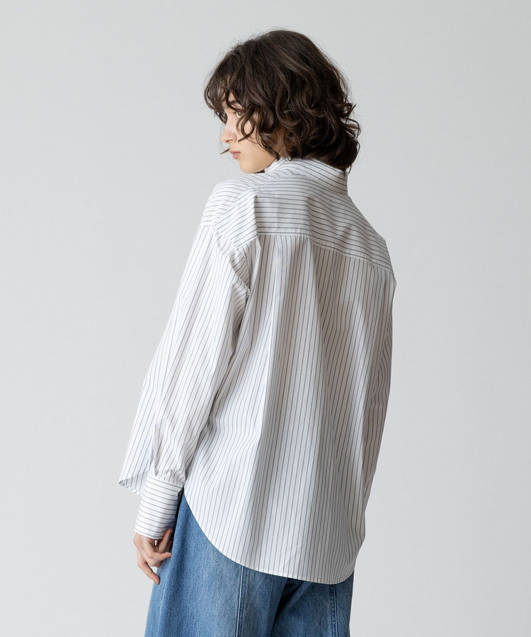 allureville コットンデザインスリーブブラウス ホワイト系 (08)