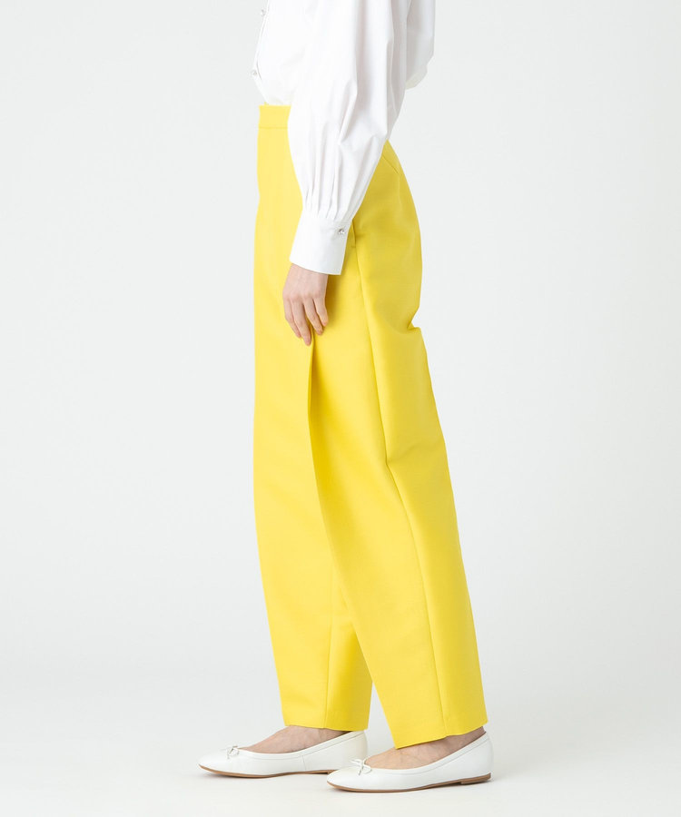 LOULOU WILLOUGHBY 【LOULOU WILLOUGHBY】シルクウールタックパンツ イエロー (21)