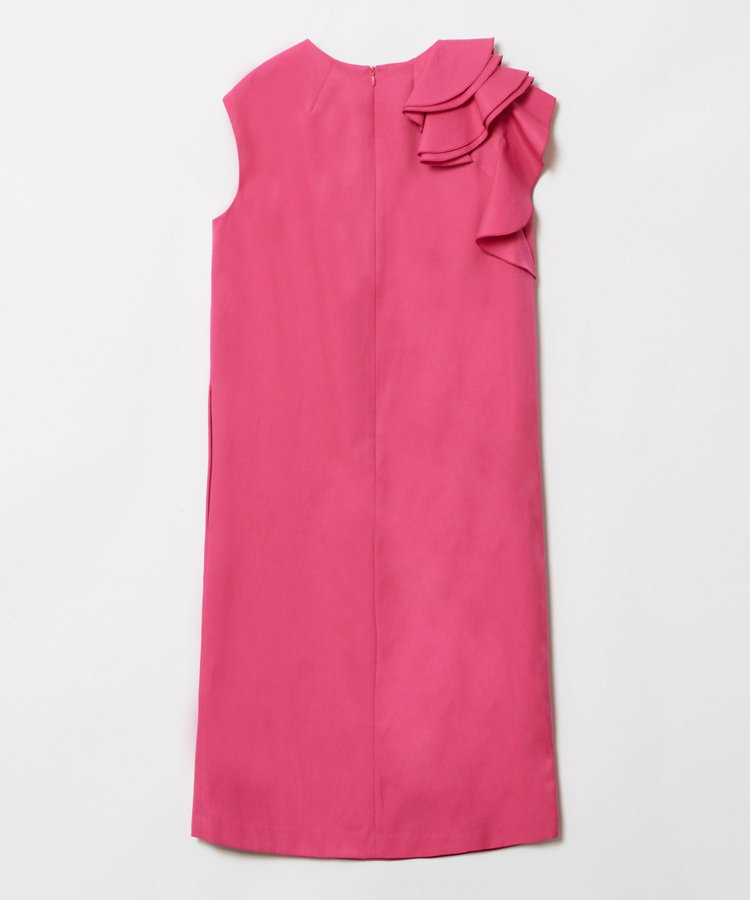 LOULOU WILLOUGHBY 【LOULOU WILLOUGHBY】アシメフリルワンピース ピンク (41)