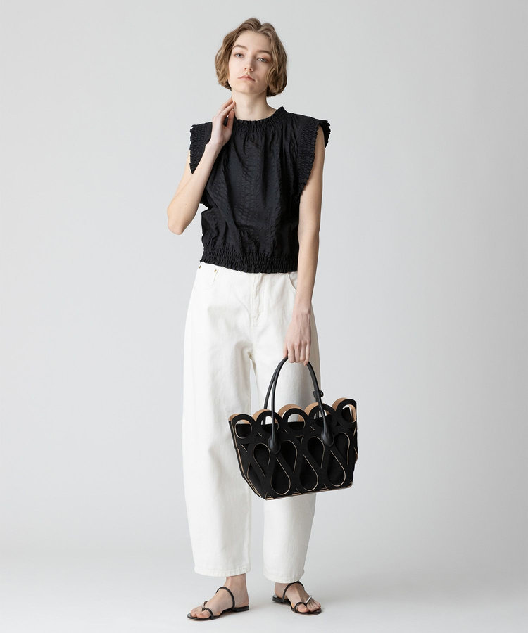 allureville シャーリングプルオーバー ブラック (95)