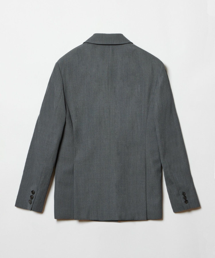 allureville ウールボタンレスジャケット グレー (92)