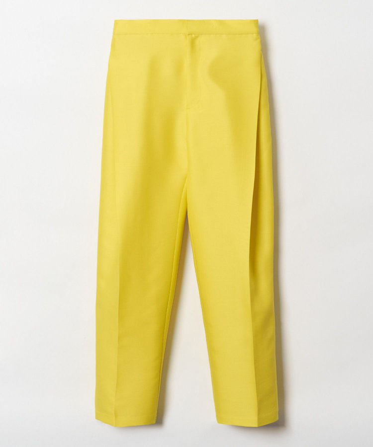 LOULOU WILLOUGHBY 【LOULOU WILLOUGHBY】シルクウールタックパンツ イエロー (21)