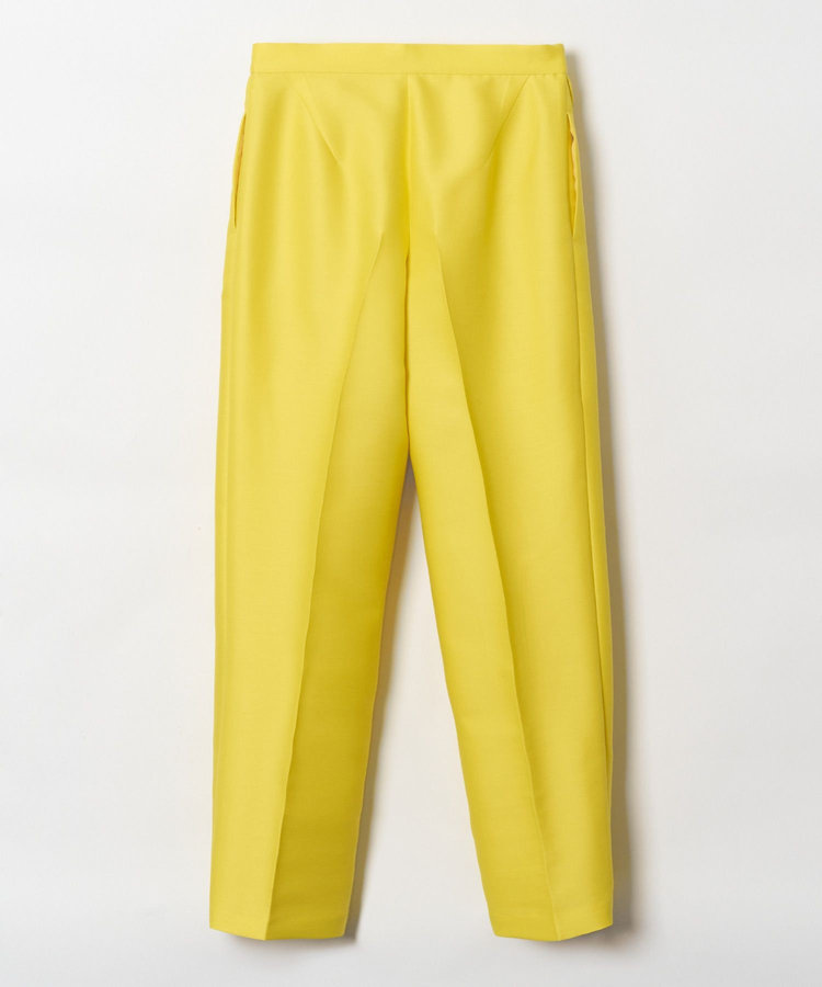 LOULOU WILLOUGHBY 【LOULOU WILLOUGHBY】シルクウールタックパンツ イエロー (21)