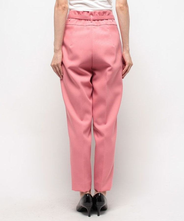 LOULOU WILLOUGHBY 【LOULOU WILLOUGHBY】T/Wギャバテーパードパンツ ピンク (41)