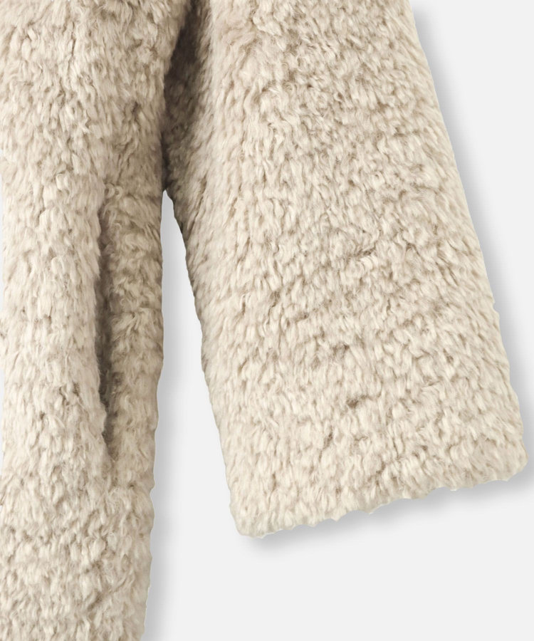 buying 【HERNO(ヘルノ－)】 CURLY ECO FUR HIGH NECK CT ベージュ (11)