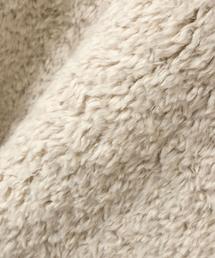 buying 【HERNO(ヘルノ－)】 CURLY ECO FUR HIGH NECK CT ベージュ (11)