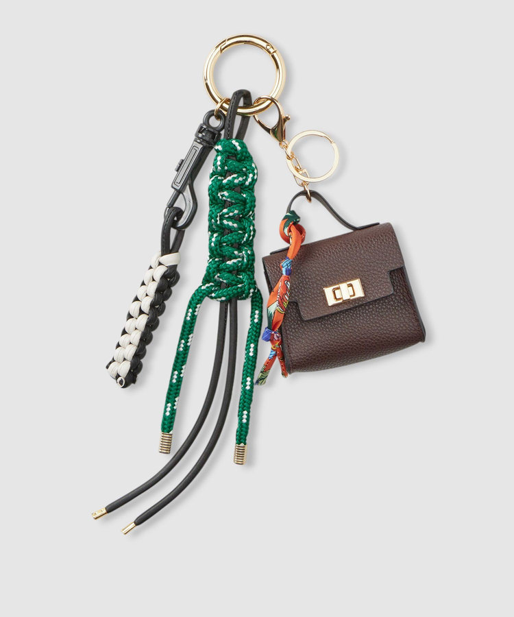 buying 【VIA MAIL BAG (ヴィア メイル バッグ)】BAG CHARM グリーン系 (74)