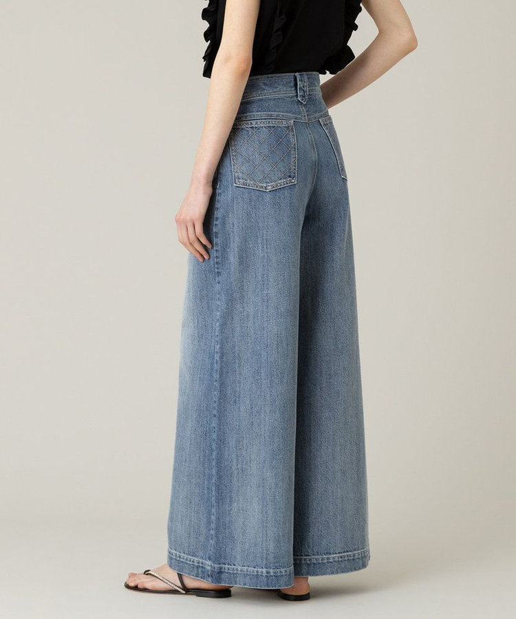 LOULOU WILLOUGHBY 【LOULOU WILLOUGHBY】◇デニムバギーパンツ ブルー (61)