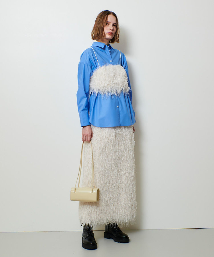 allureville フェザービスチェ アイボリー (04)