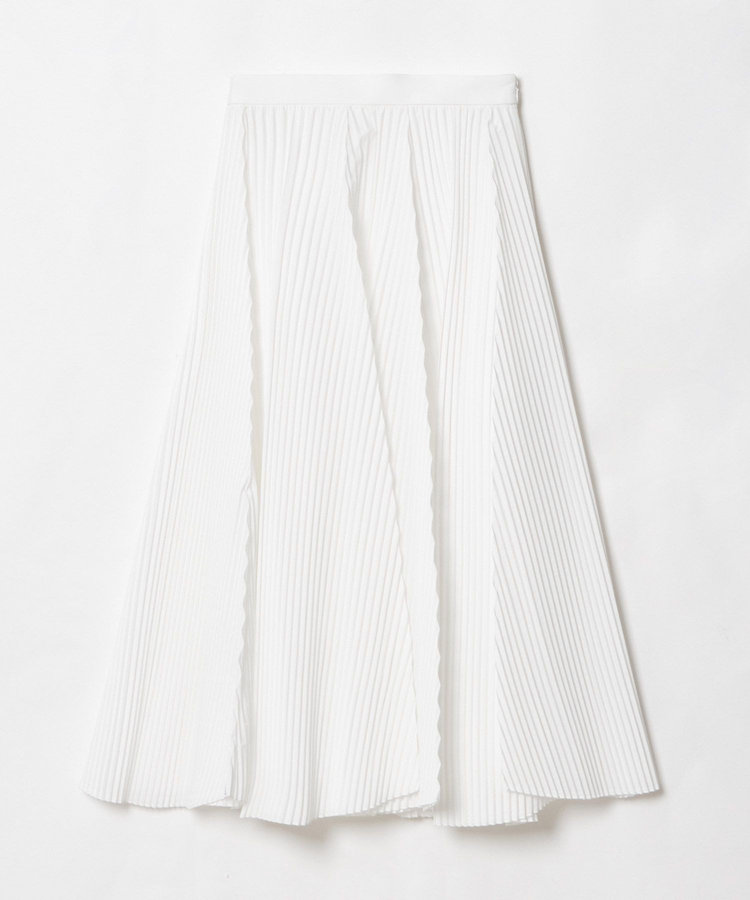 LOULOU WILLOUGHBY 【LOULOU WILLOUGHBY】ランダムアコーディオンプリーツスカート ホワイト (01)