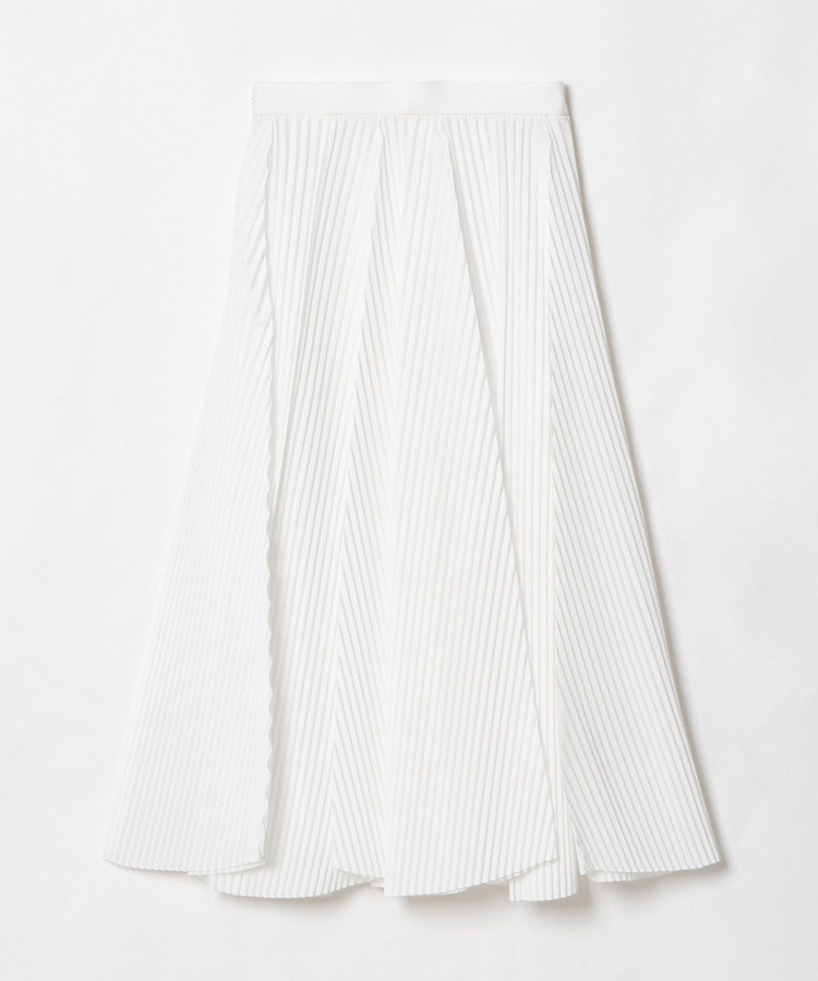 LOULOU WILLOUGHBY 【LOULOU WILLOUGHBY】ランダムアコーディオンプリーツスカート ホワイト (01)