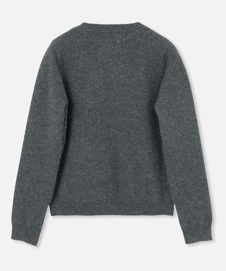 buying 【extreme cashmere(エクストリームカシミヤ)】 KID CREWNECK チャコールグレー (94)