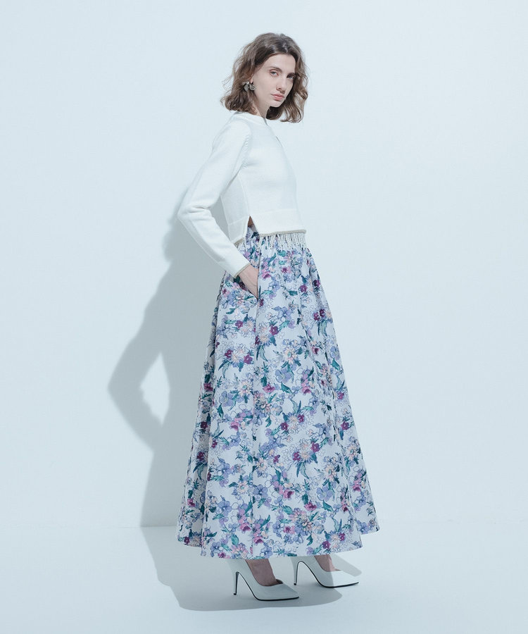 LOULOU WILLOUGHBY 【LOULOU WILLOUGHBY】パールフリンジフェザープルオーバー オフホワイト (02)