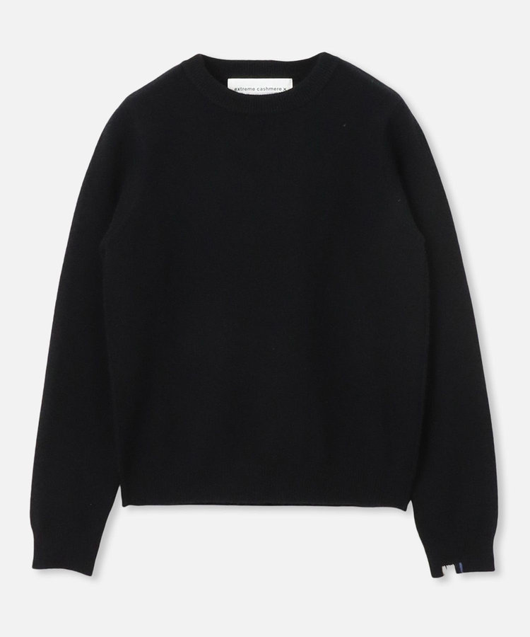 buying 【extreme cashmere(エクストリームカシミヤ)】 KID CREWNECK ブラック (95)