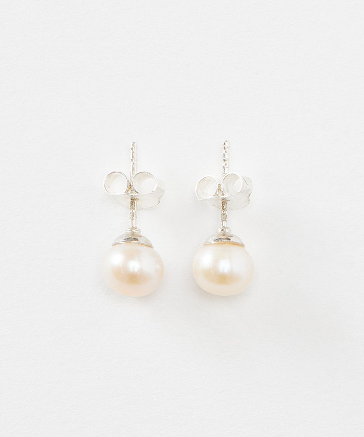 buying 【RAGBAG(ラグバグ)】 PEARL STUDS EARRINGS ホワイト系 (08)