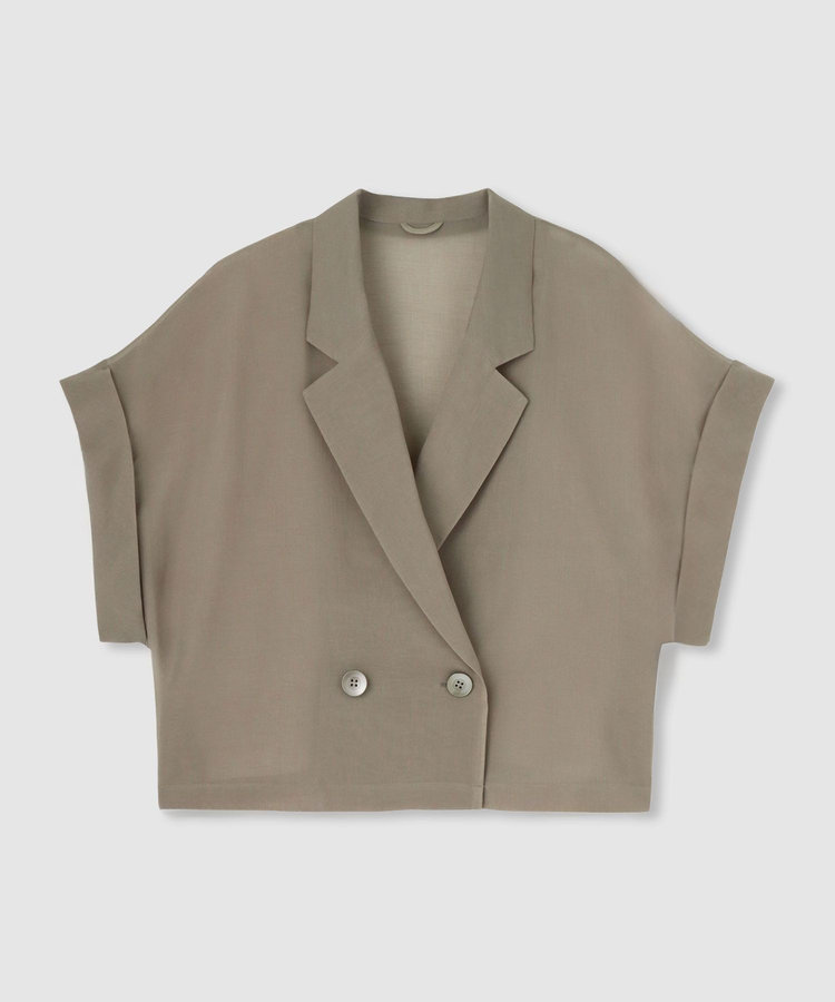 allureville ワルツシアードルマンショートジャケット カーキ (76)