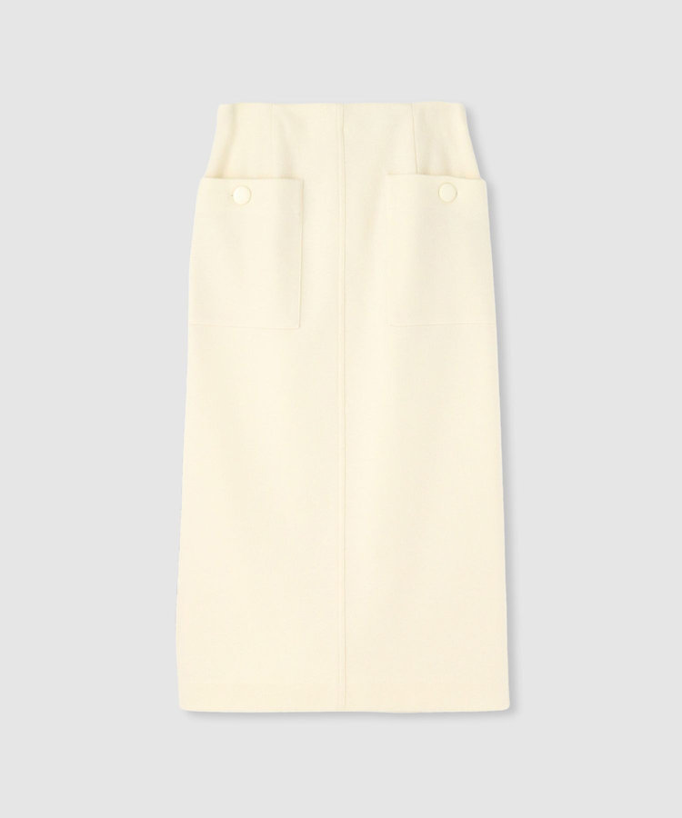 ◇カラーメルトン釦付タイトスカート|allureville OFFICIAL SITE