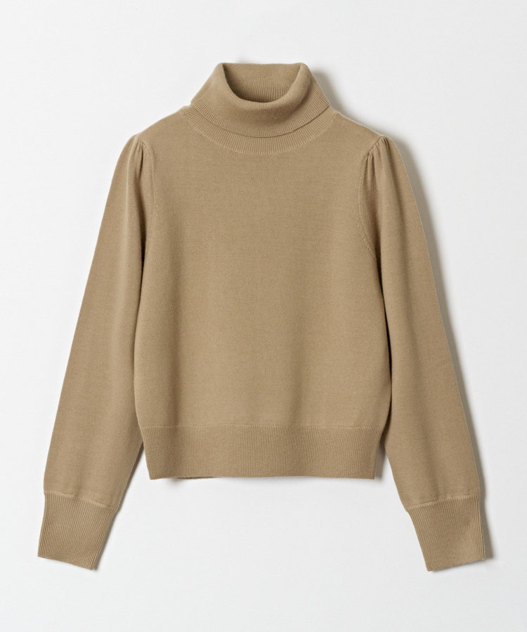 LOULOU WILLOUGHBY 【LOULOU WILLOUGHBY】コンパクトタートル長袖プルオーバー ベージュ (11)