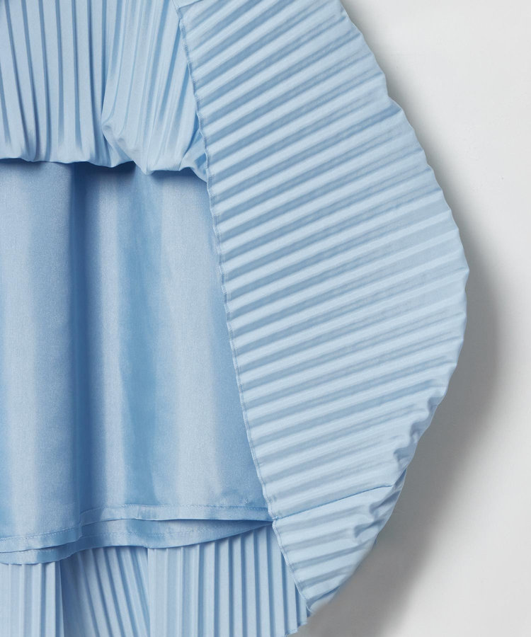 LOULOU WILLOUGHBY 【LOULOU WILLOUGHBY】ランダムアコーディオンプリーツスカート サックス (63)