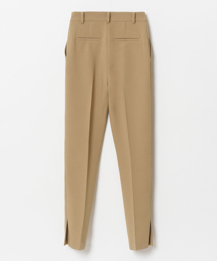 allureville サイドスリットテーパードパンツ ベージュ (11)