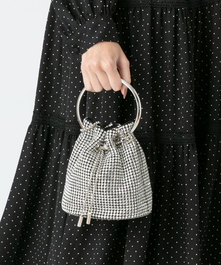 公式の店舗 ◇【LOULOU WILLOUGHBY】ビジュー巾着ショルダー|allureville バッグ