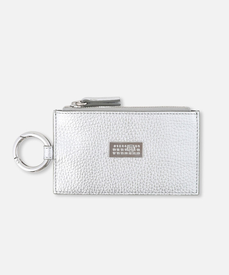 buying 【MM6 Maison Margiela（エムエム6 メゾン マルジェラ）】 ジップ財布 シルバー (90)
