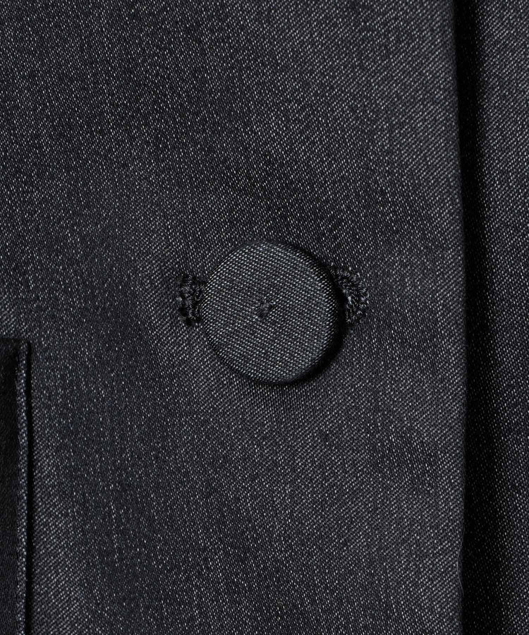 LOULOU WILLOUGHBY 【LOULOU WILLOUGHBY】シャンブレー半袖ジャケット ネイビー (65)