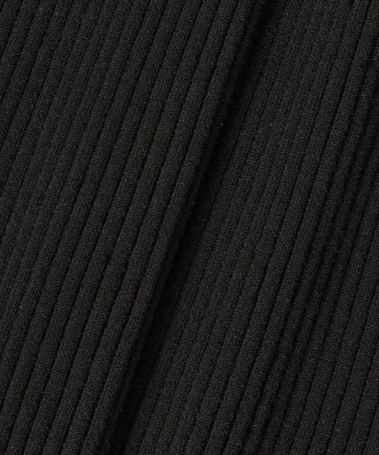 allureville 袖釦Vネックプルオーバー ブラック (95)