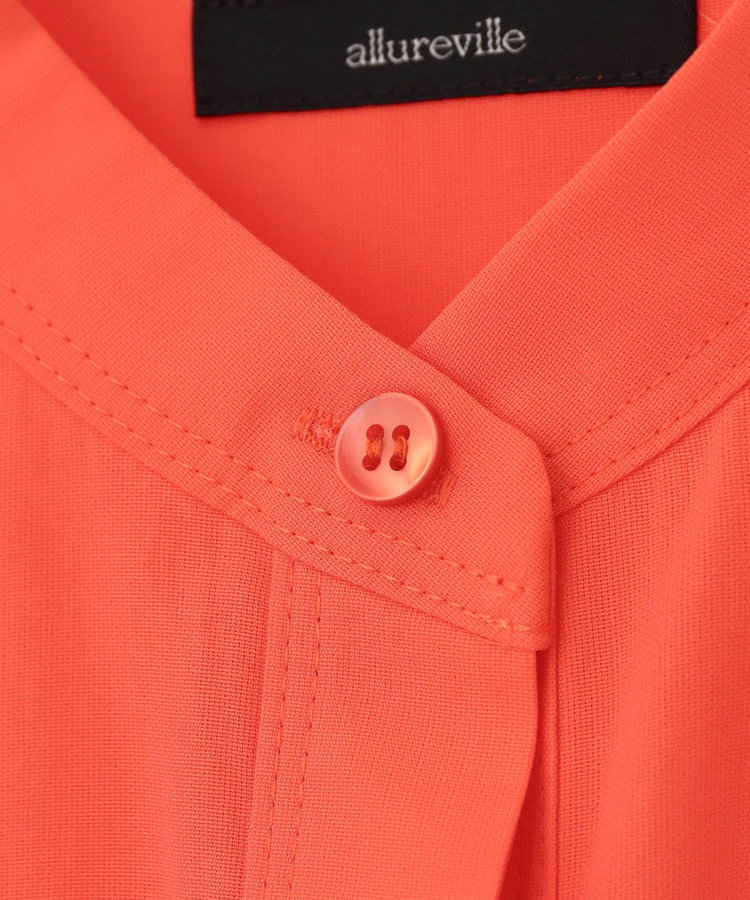 allureville ダンガリーバンドカラーシャツ オレンジ (31)