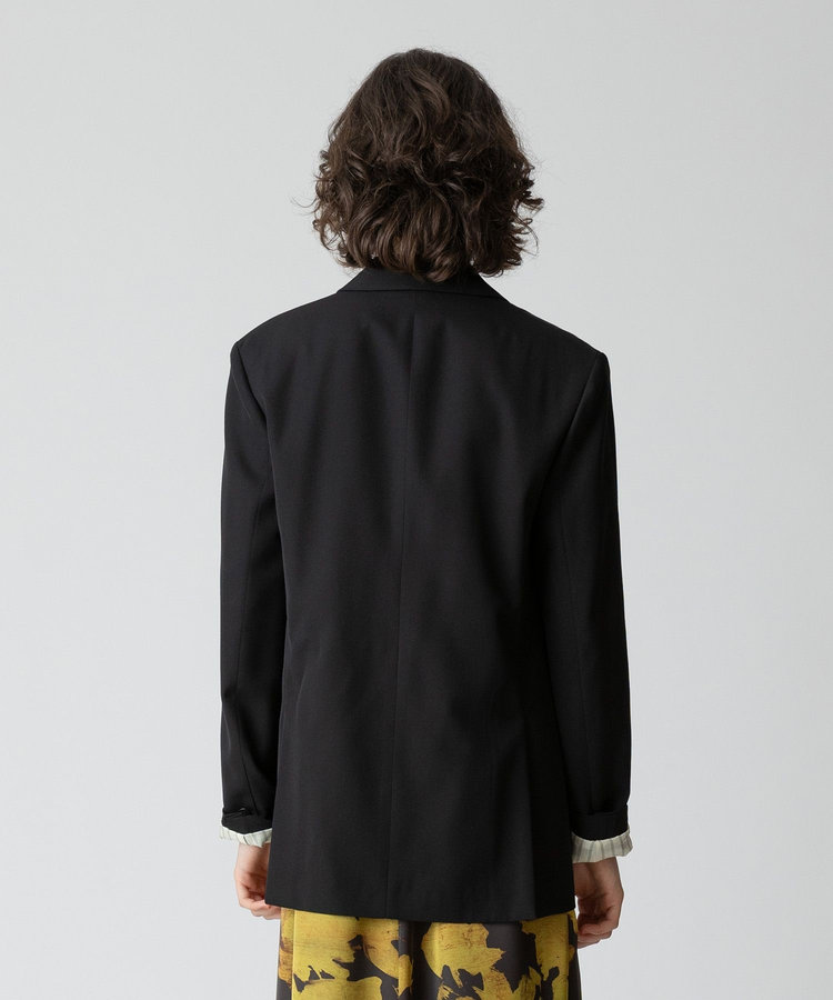 allureville ウールボタンレスジャケット ブラック (95)