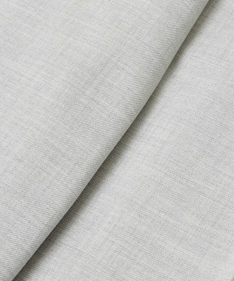 allureville ポリエステル/Wストレッチタックパンツ ライトグレー (91)