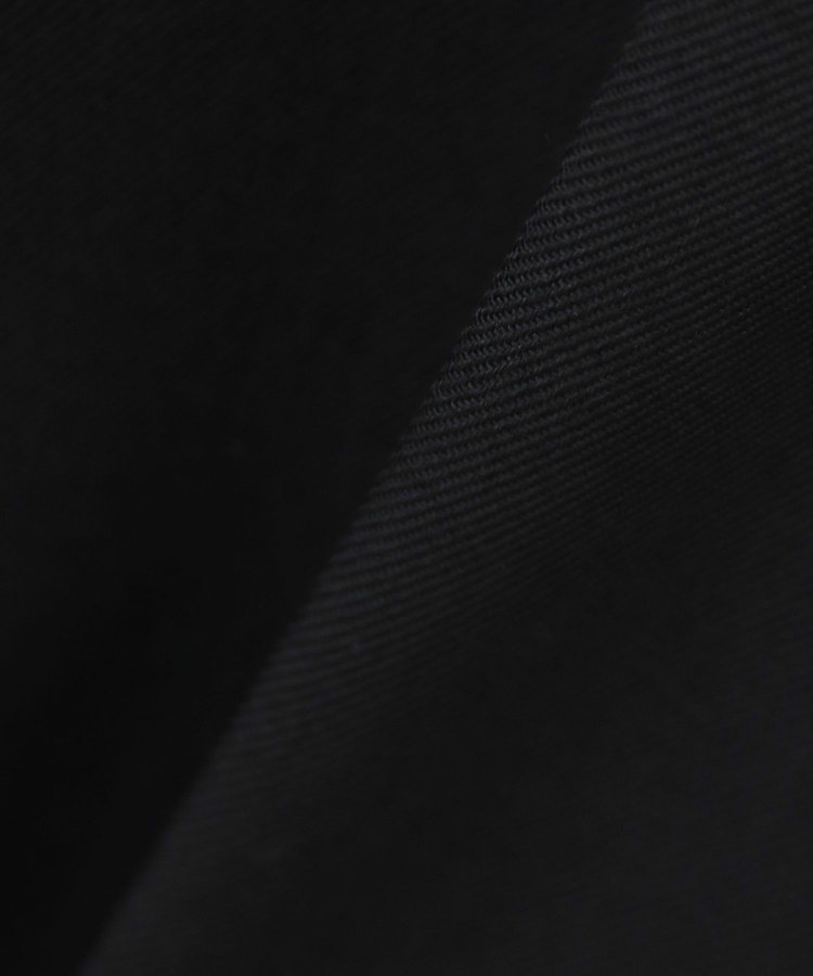 allureville ポリエステル/Wストレッチタックパンツ ブラック (95)