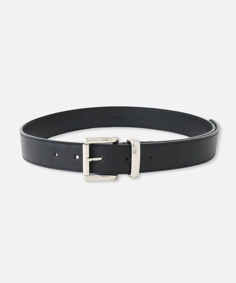 allureville ◇ローラーバックルレザーベルト ブラック (95)