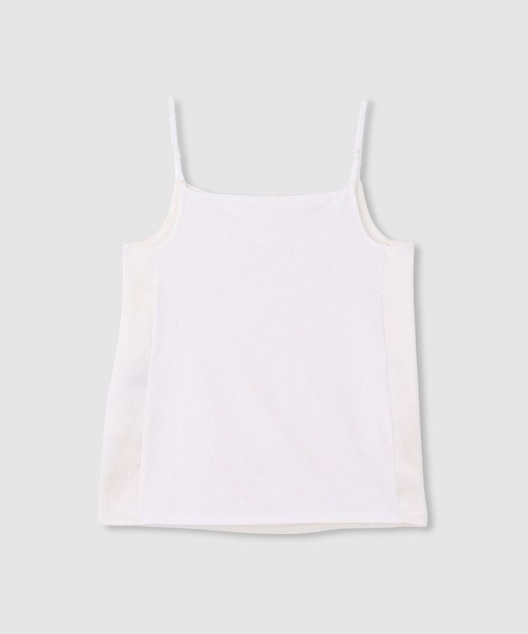 LOULOU WILLOUGHBY ◇ 【LOULOU WILLOUGHBY】サテンキャミソール ホワイト (01)