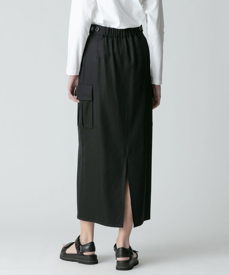 allureville バルキーチノカーゴスカート ブラック (95)