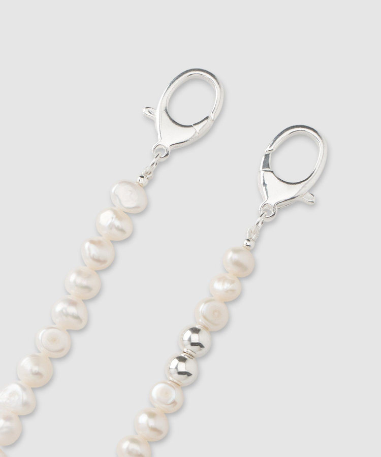 buying 【MOUNIR(ムニール)】 PEARL WALLET CHAIN ネックレス ホワイト系 (08)