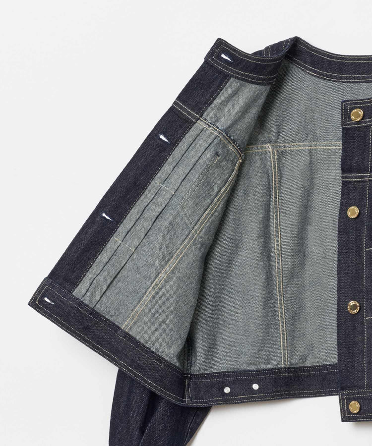 LOULOU WILLOUGHBY 【LOULOU WILLOUGHBY】デニムパフィブルゾン インディゴ (66)