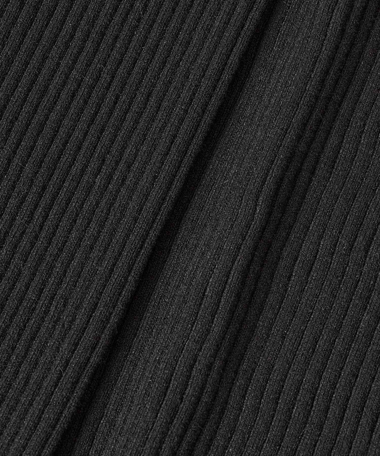 allureville タフタバルーンスリーブコンビプルオーバー ブラック (95)