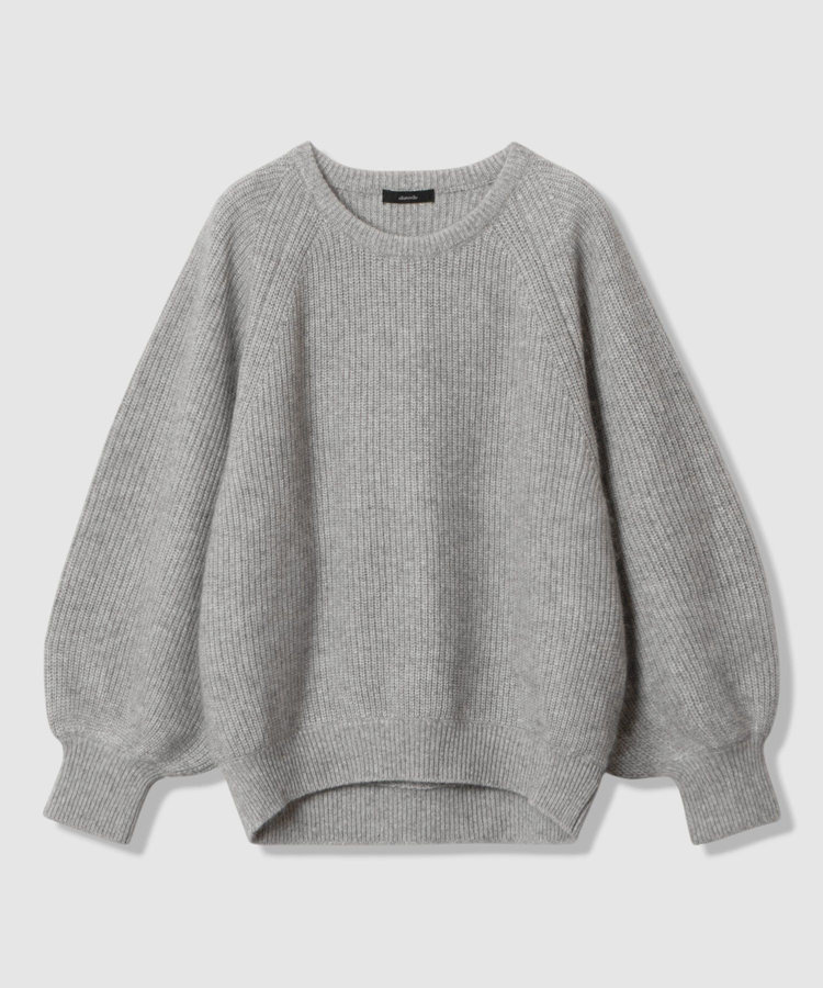 allureville 片畦プルオーバー グレー (92)