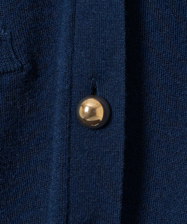 allureville ウールスムースカーディガン ネイビー (65)