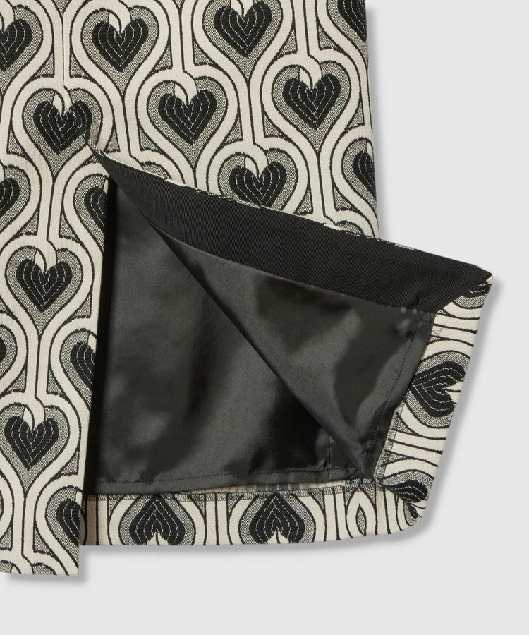 LOULOU WILLOUGHBY 【LOULOU WILLOUGHBY】NEONハートJQタイトスカート ホワイト系 (08)