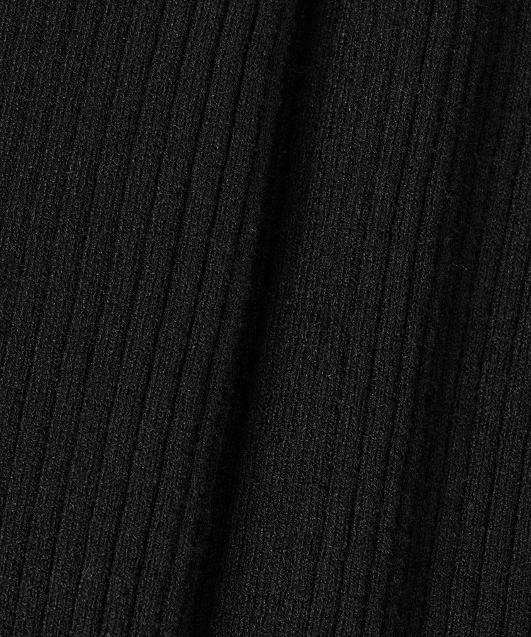 allureville タフタバルーンスリーブコンビプルオーバー ブラック系 (98)